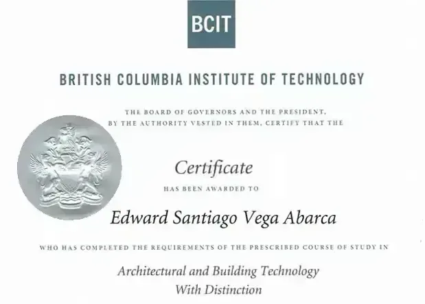 Architectural and Building Technology Certificate