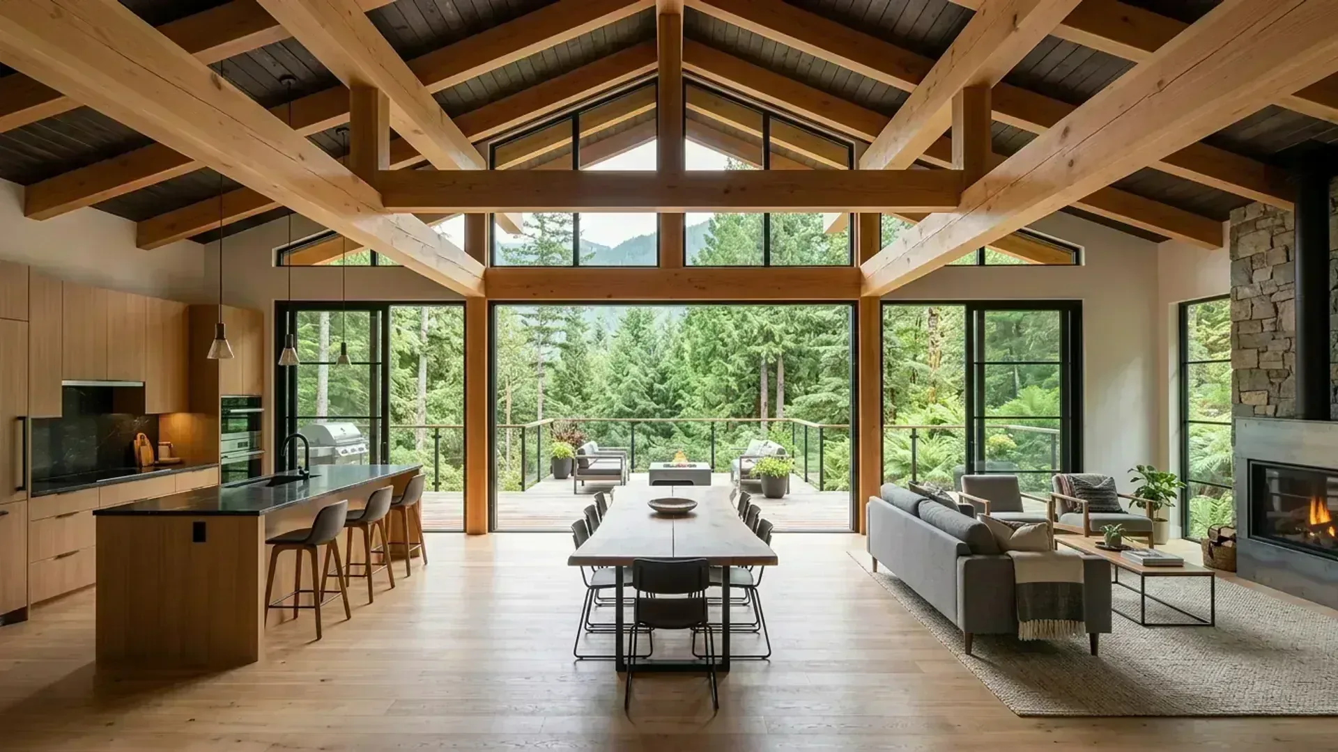 Residential home renovation and structural design interior